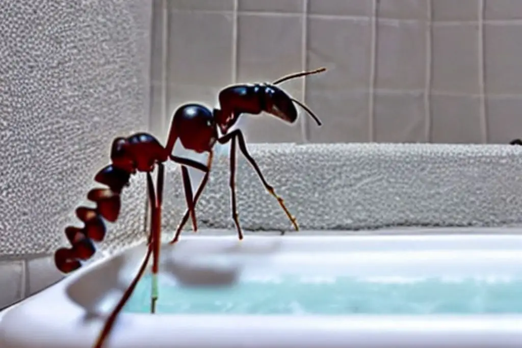 Ants Coming Out Of Bathtub Faucet
