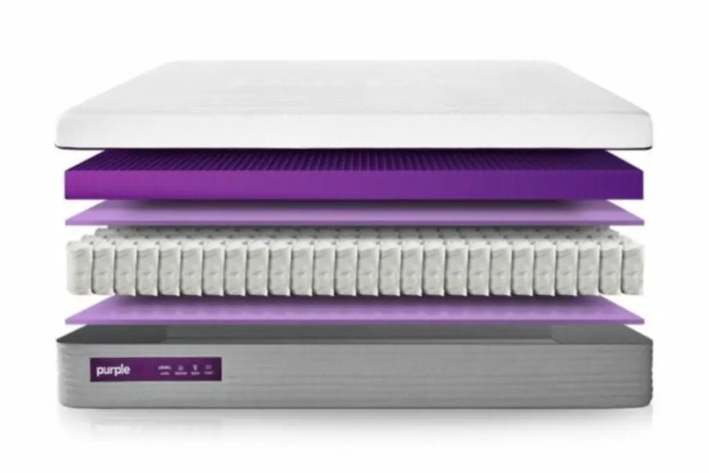 Standard and Luxury Purple mattresses